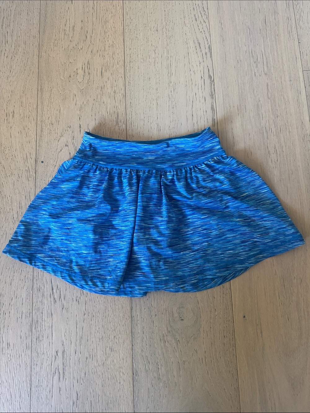 Blue Space-Dye Active Skirt